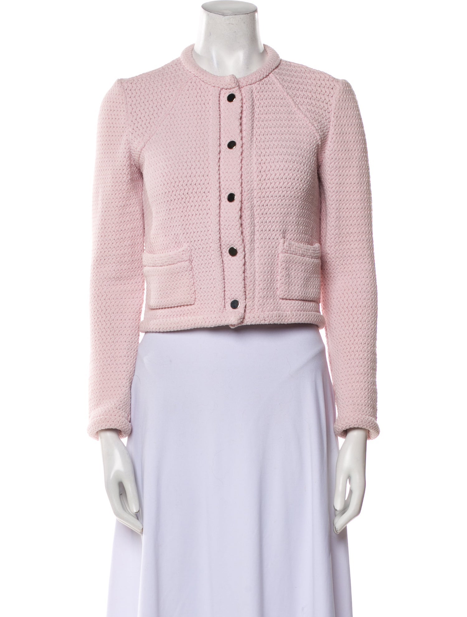 Maje Tweed Pattern Jacket