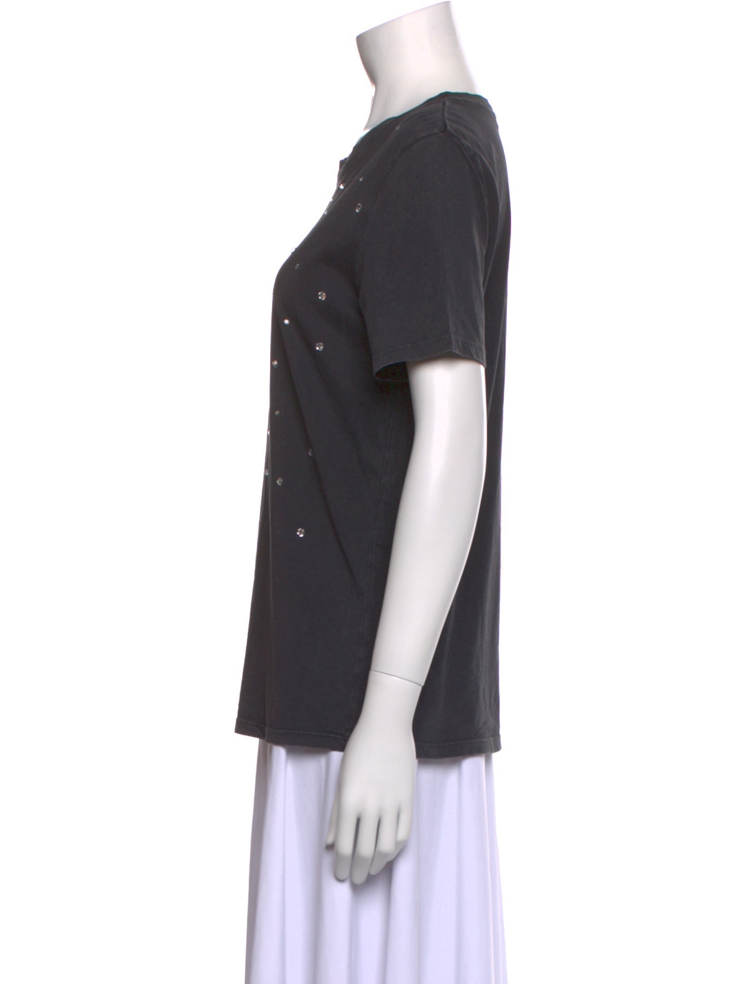 Maje Crew Neck Short Sleeve T-Shirt