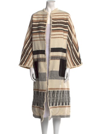 Maje Wool Striped Sweater