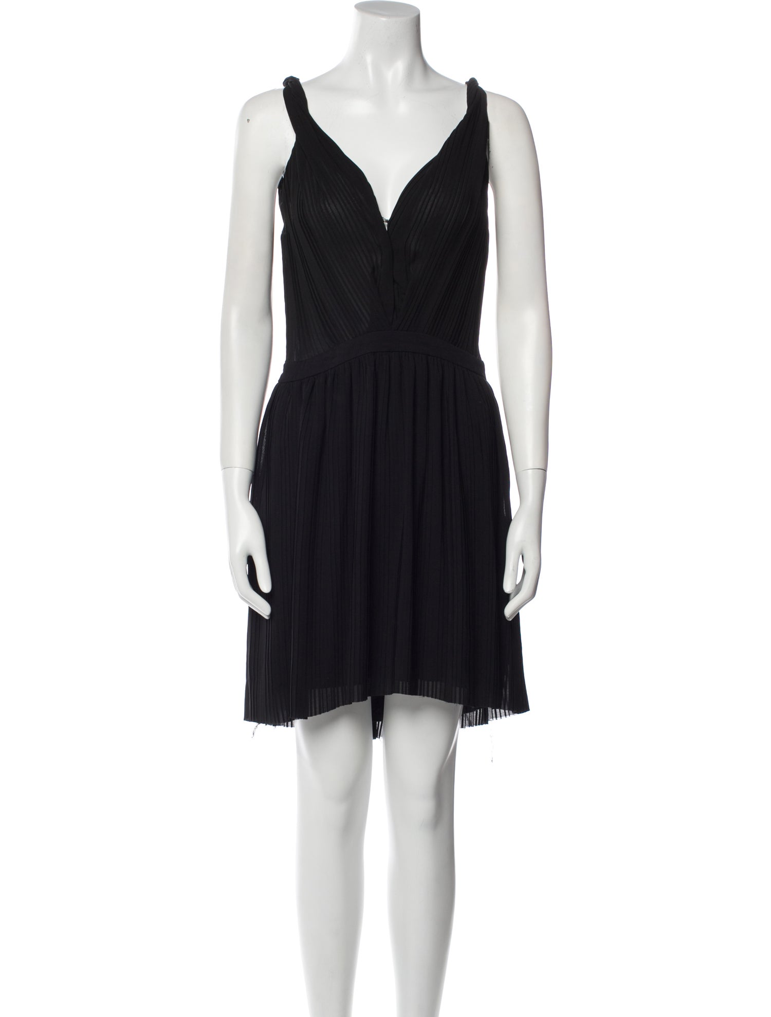 Maje V-Neck Mini Dress