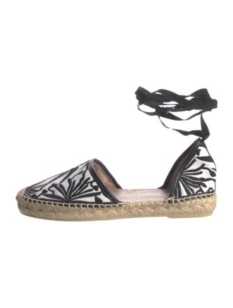 Maje Canvas Printed Espadrilles