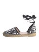 Maje Canvas Printed Espadrilles