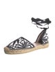 Maje Canvas Printed Espadrilles