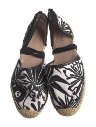 Maje Canvas Printed Espadrilles