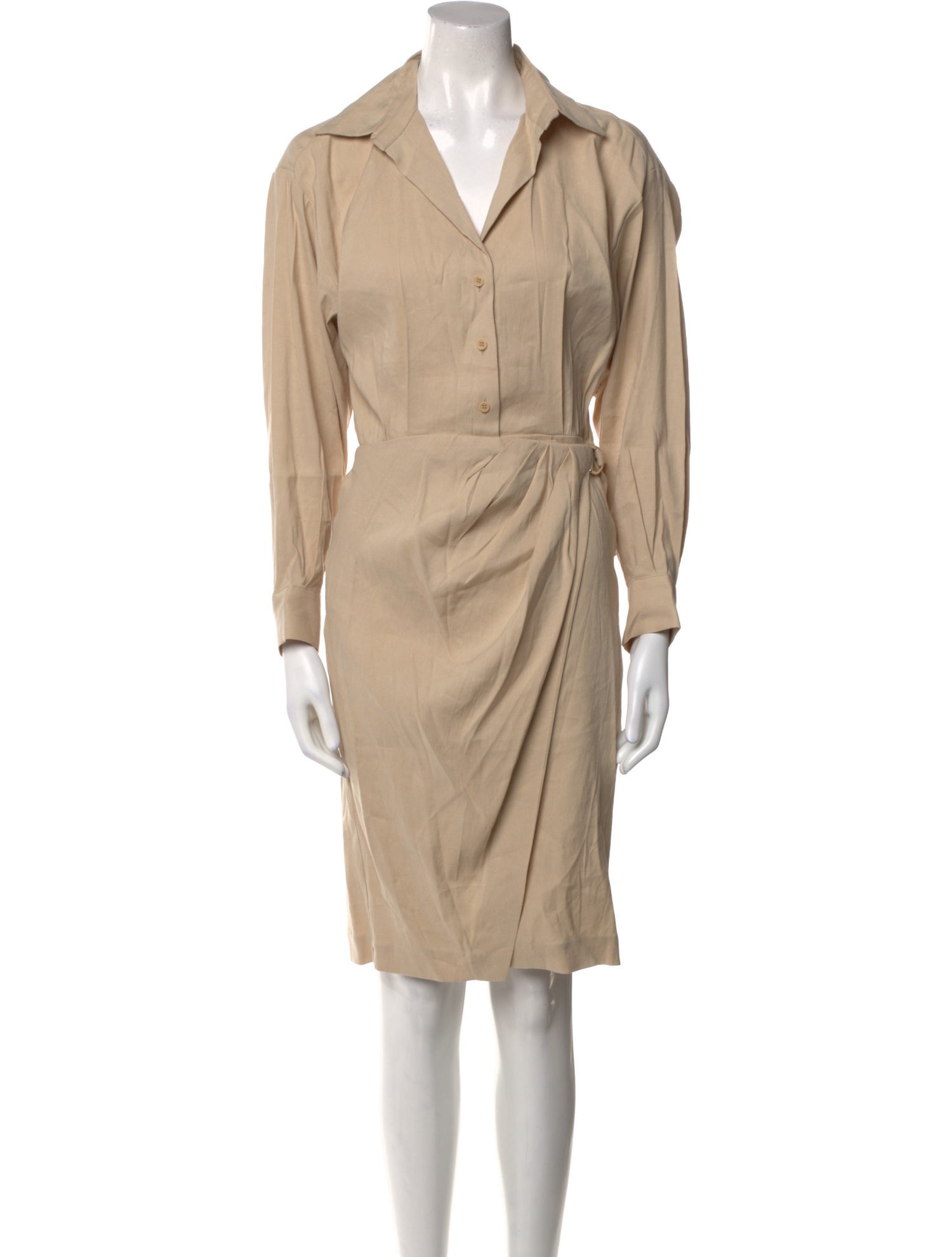 Maje Linen Knee-Length Dress w/ Tags