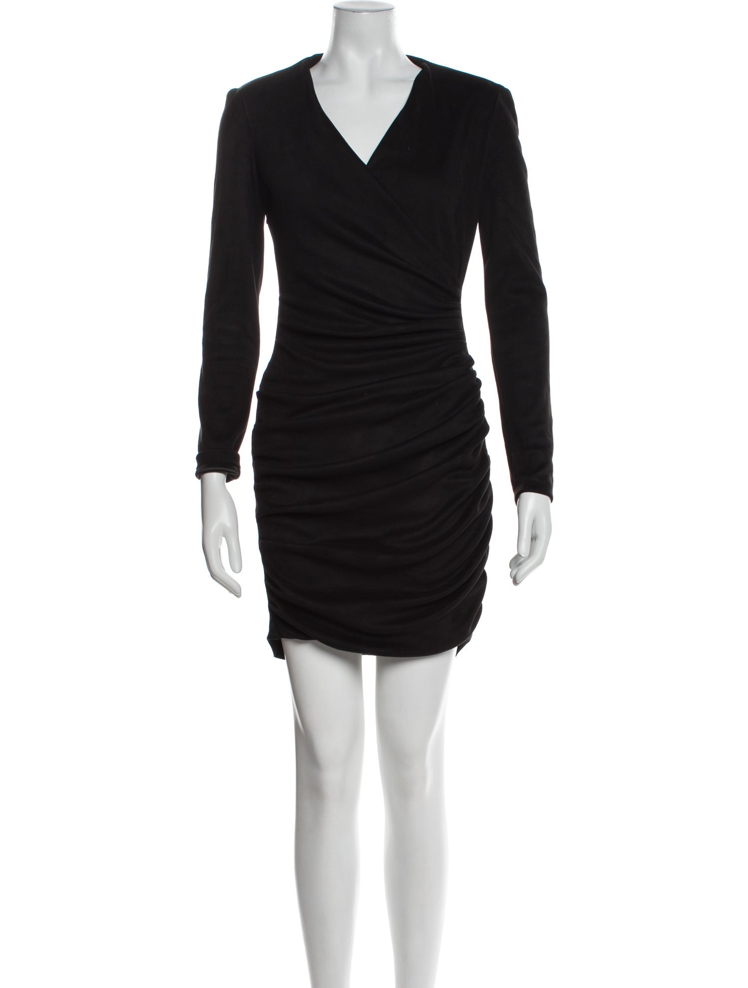 Maje V-Neck Mini Dress