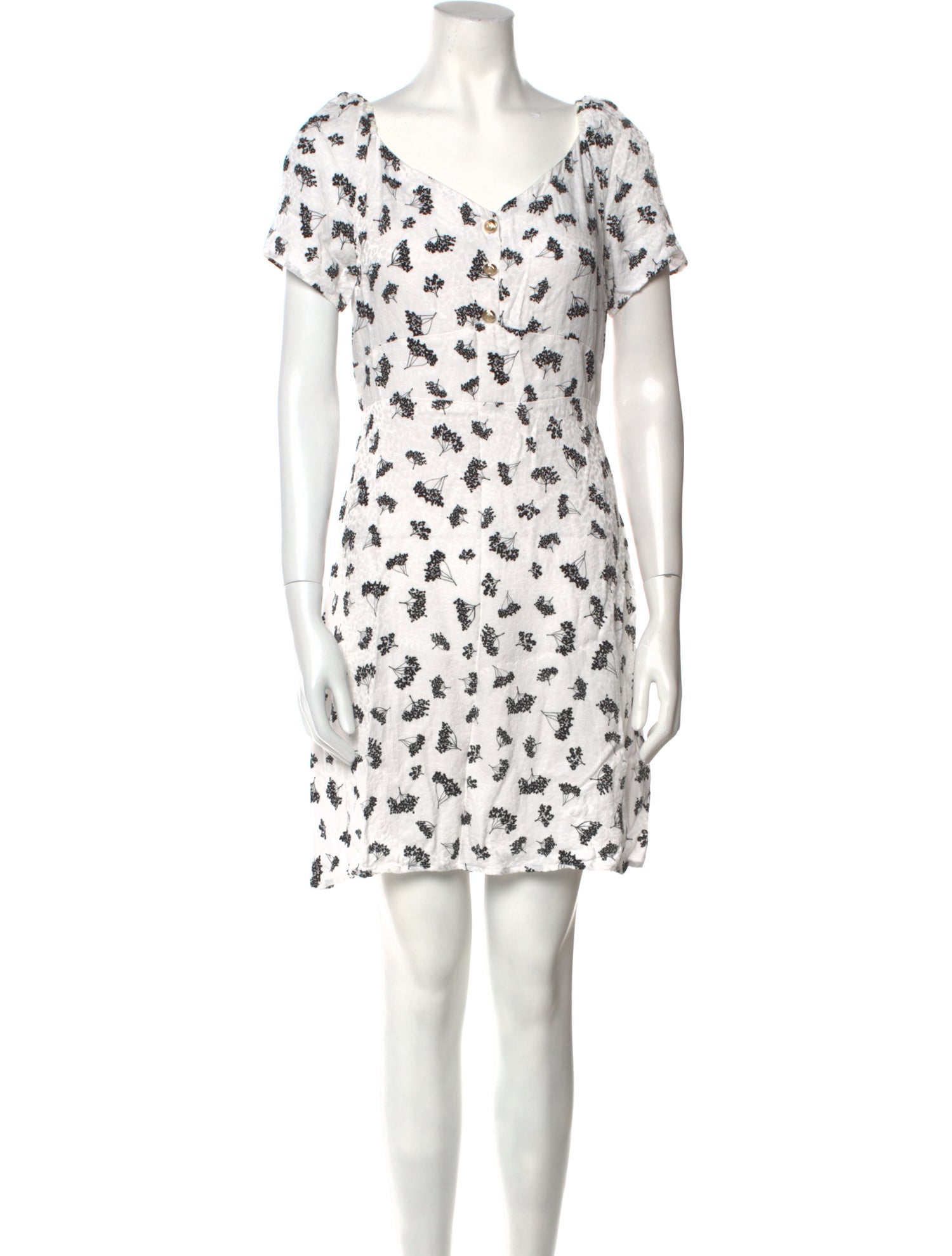 Maje Printed Mini Dress