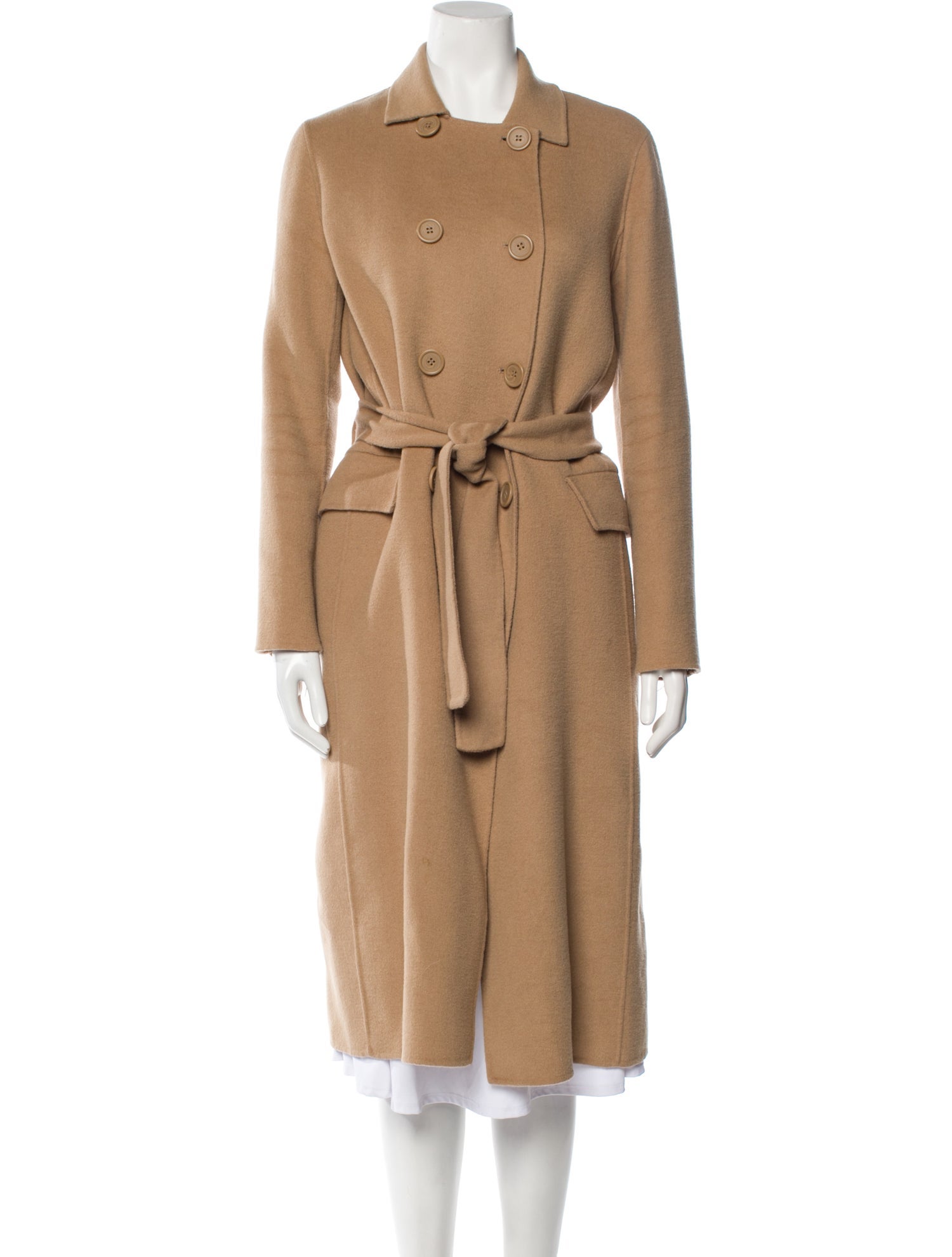 Maje Wool Trench Coat