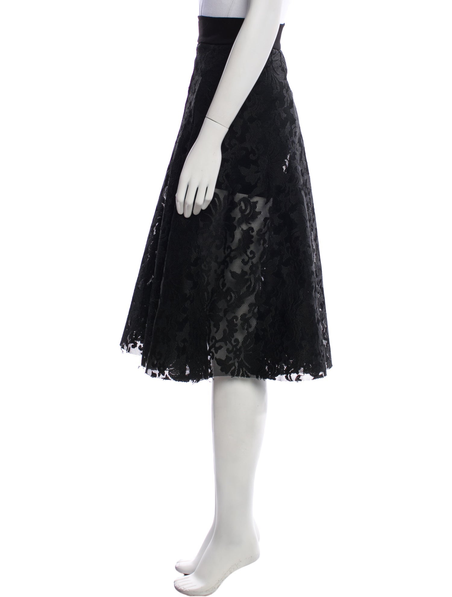 Maje Lace Pattern Knee-Length Skirt w/ Tags