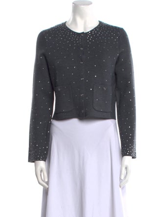 Maje Wool Scoop Neck Sweater