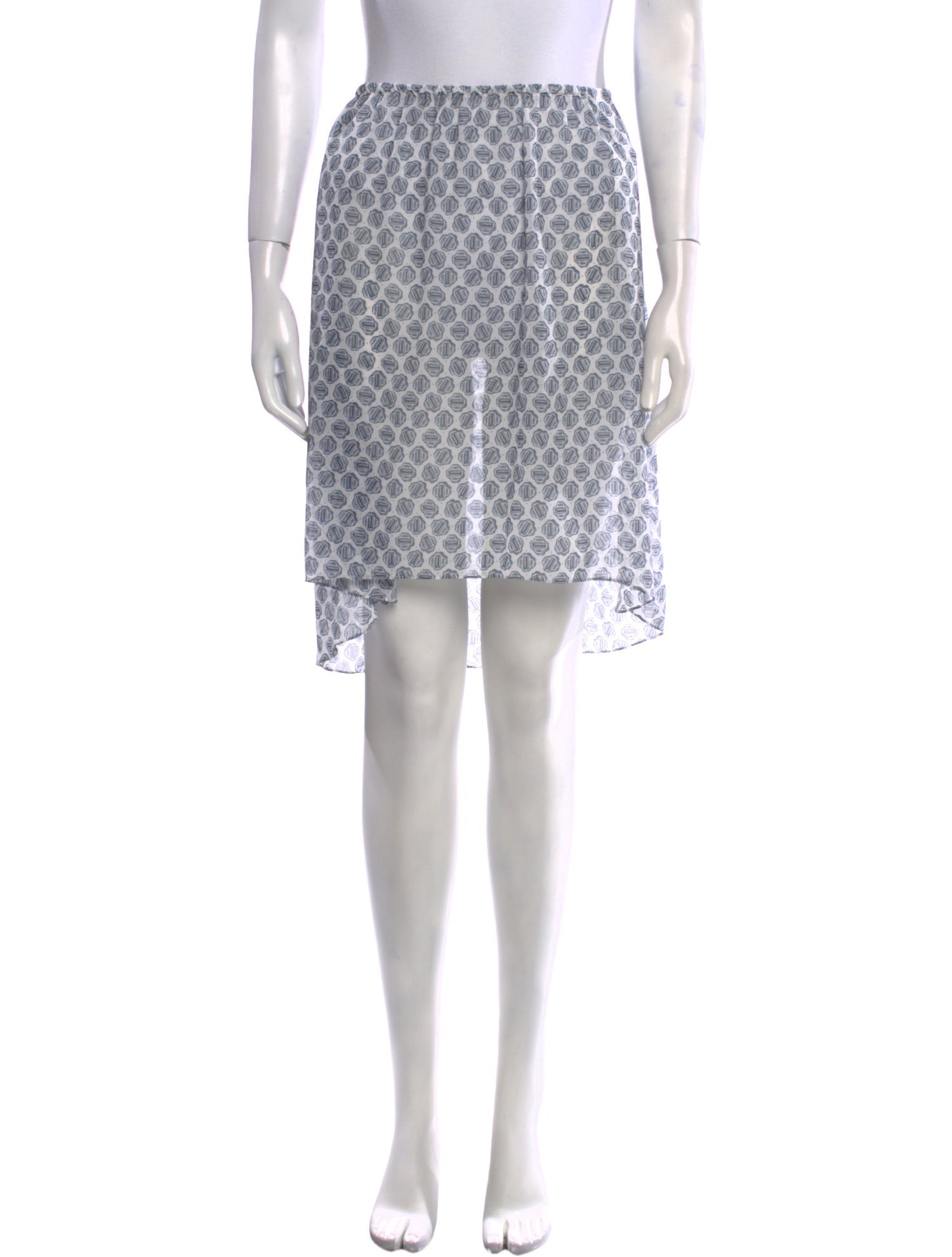 Maje Printed Knee-Length Skirt