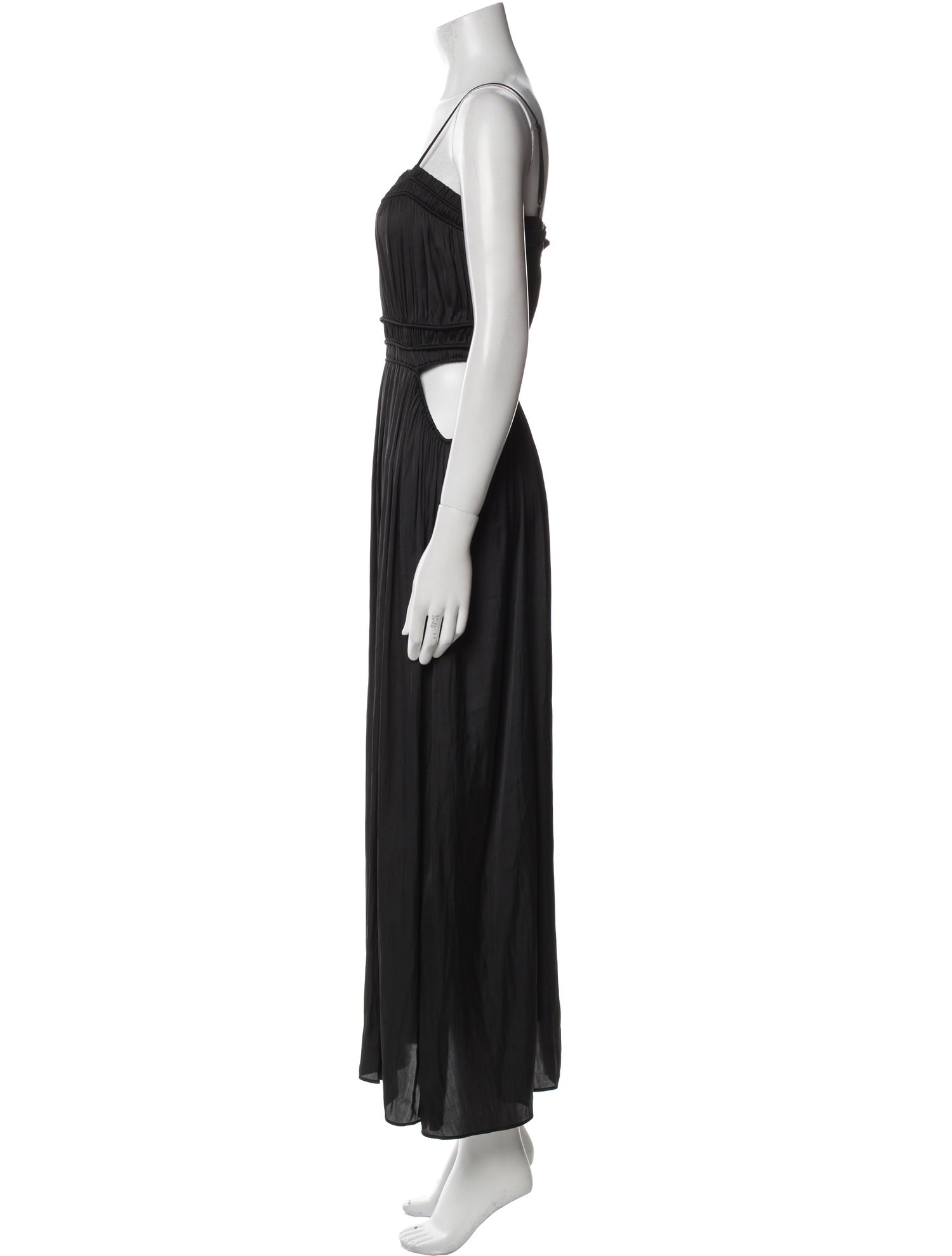 Maje Square Neckline Long Dress