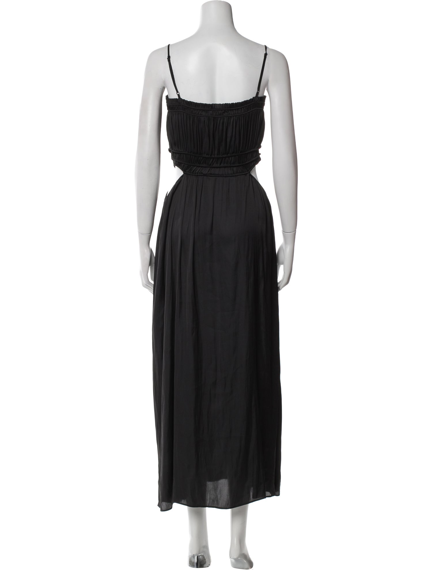 Maje Square Neckline Long Dress