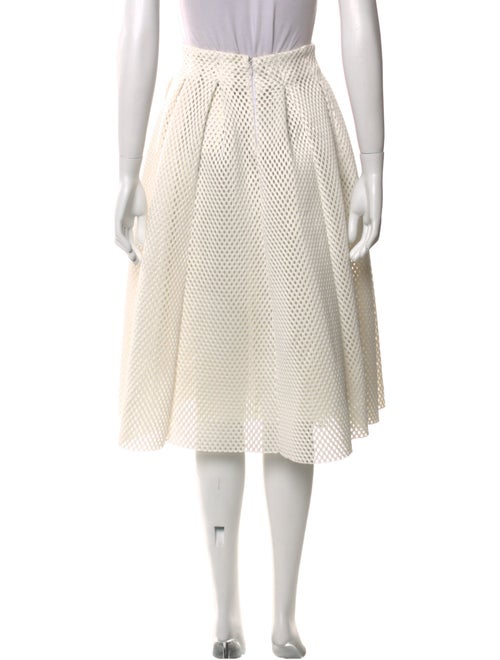 Maje Pleated Accents Knee-Length Skirt