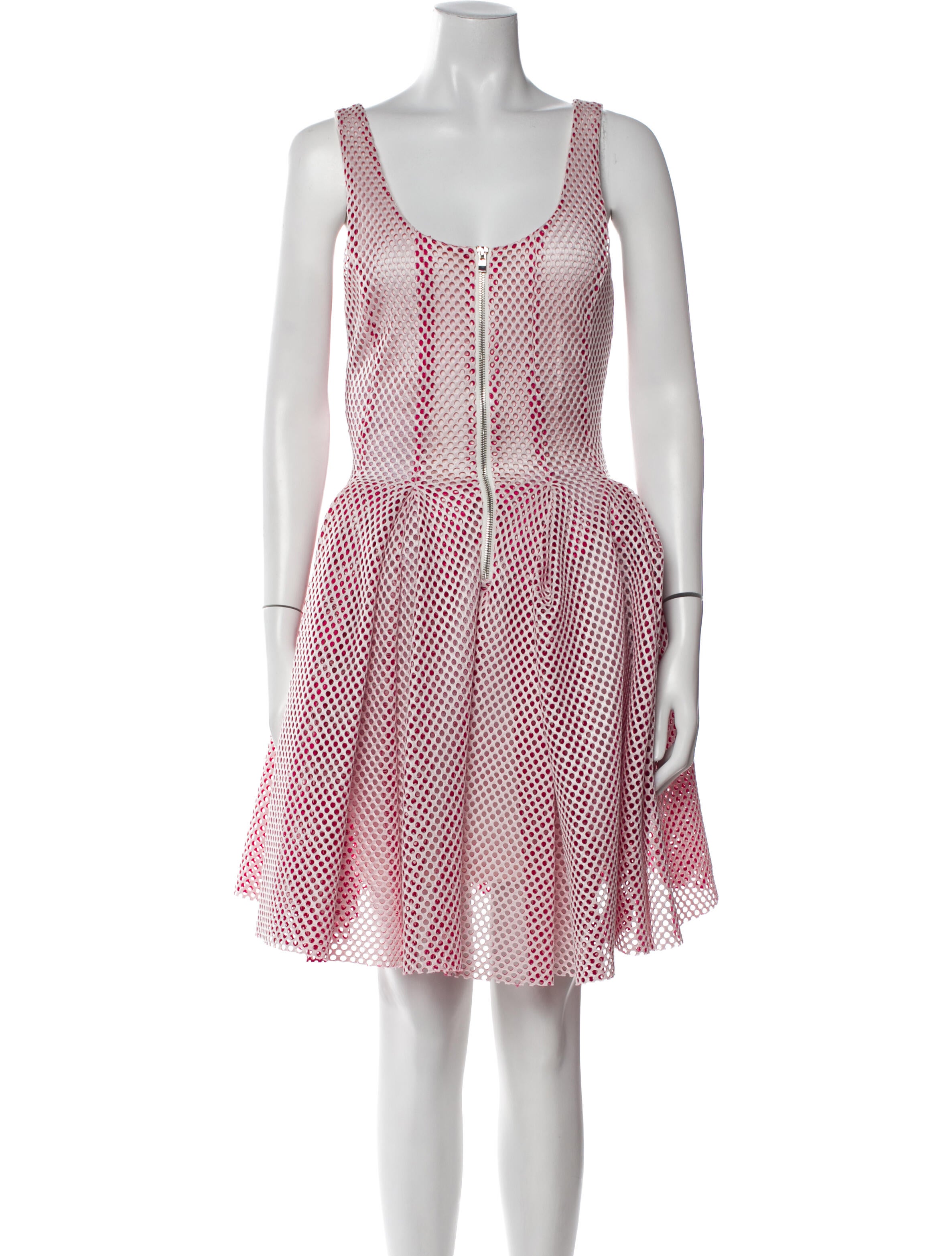 Maje Polka Dot Print Mini Dress