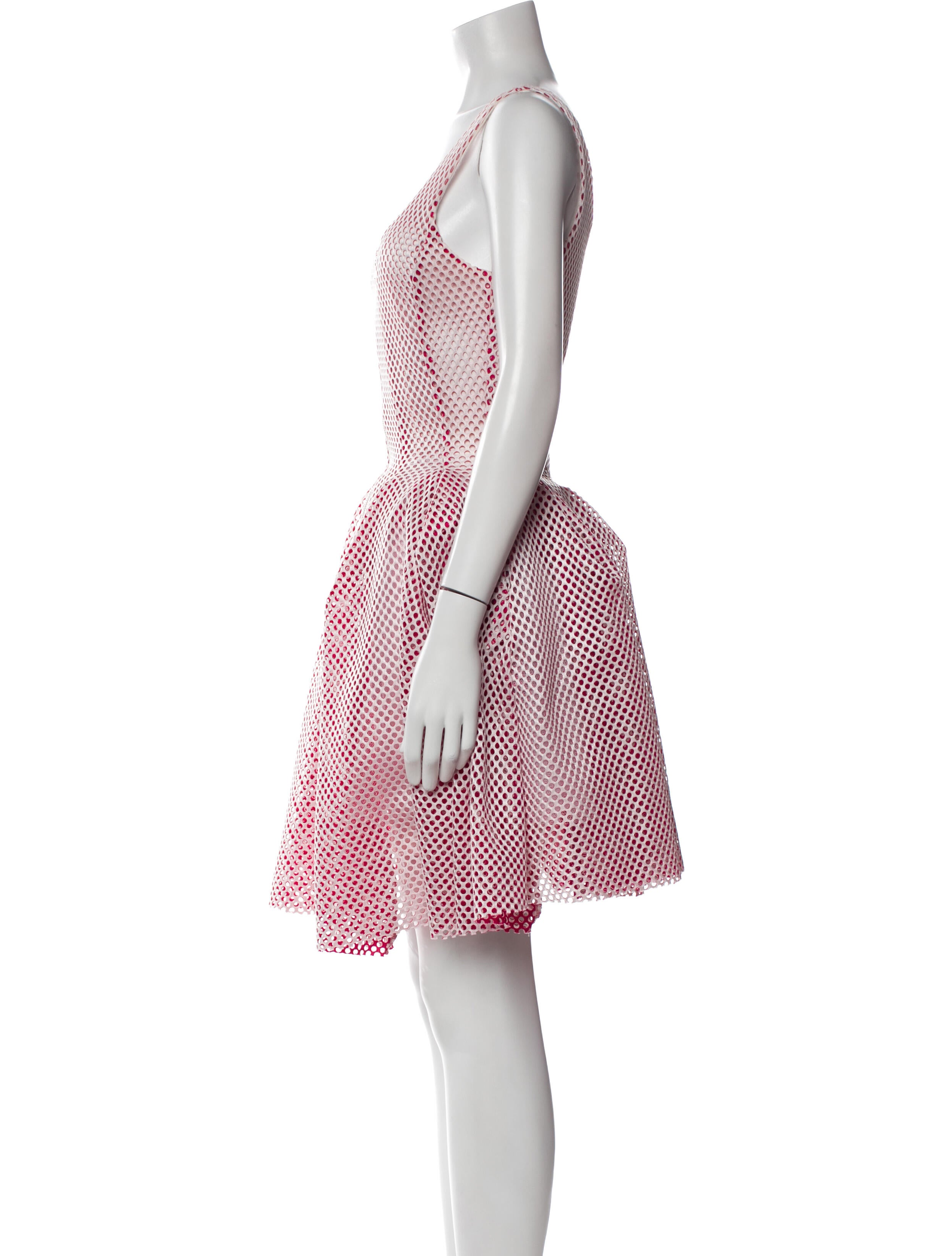 Maje Polka Dot Print Mini Dress