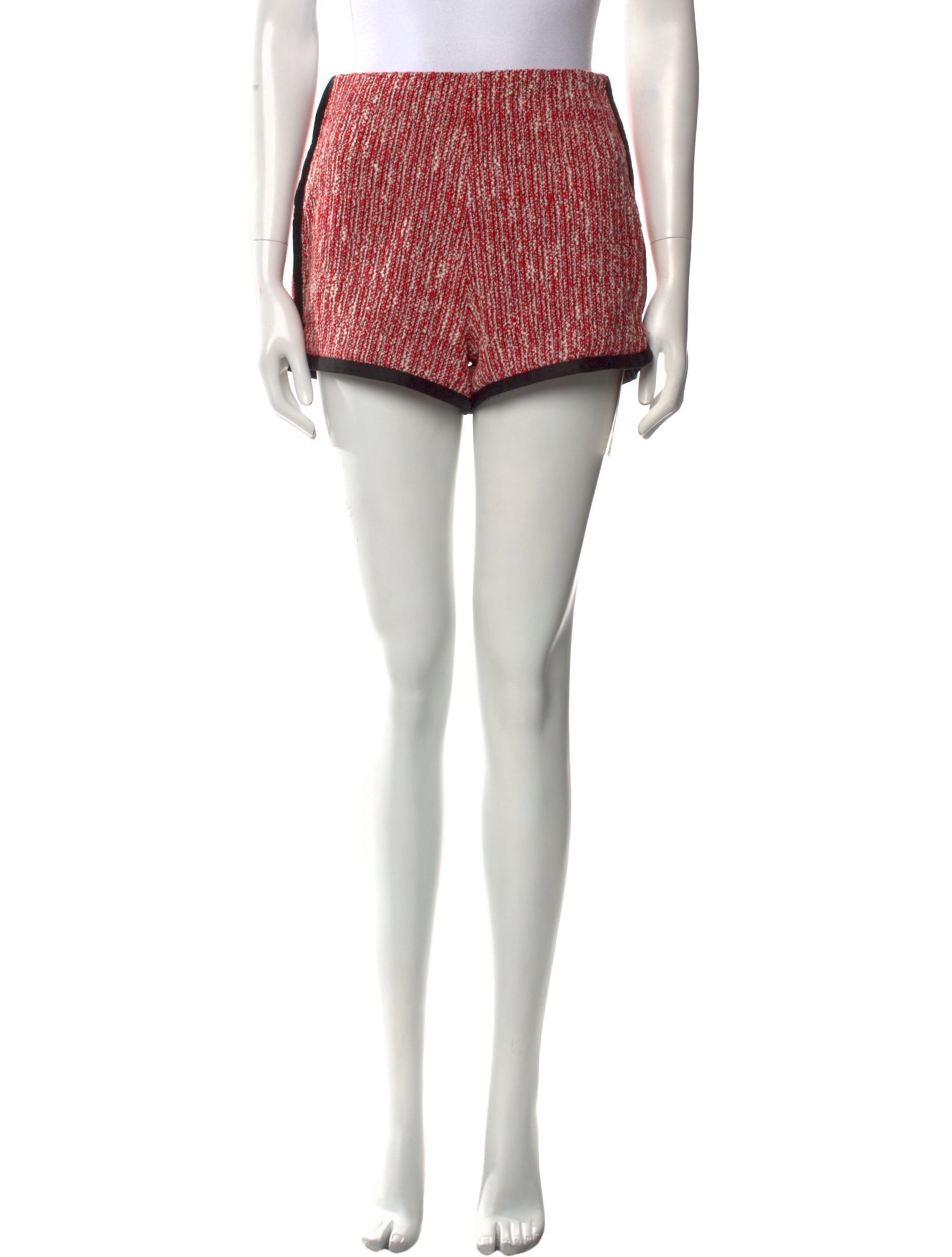 Maje Colorblock Pattern Mini Shorts