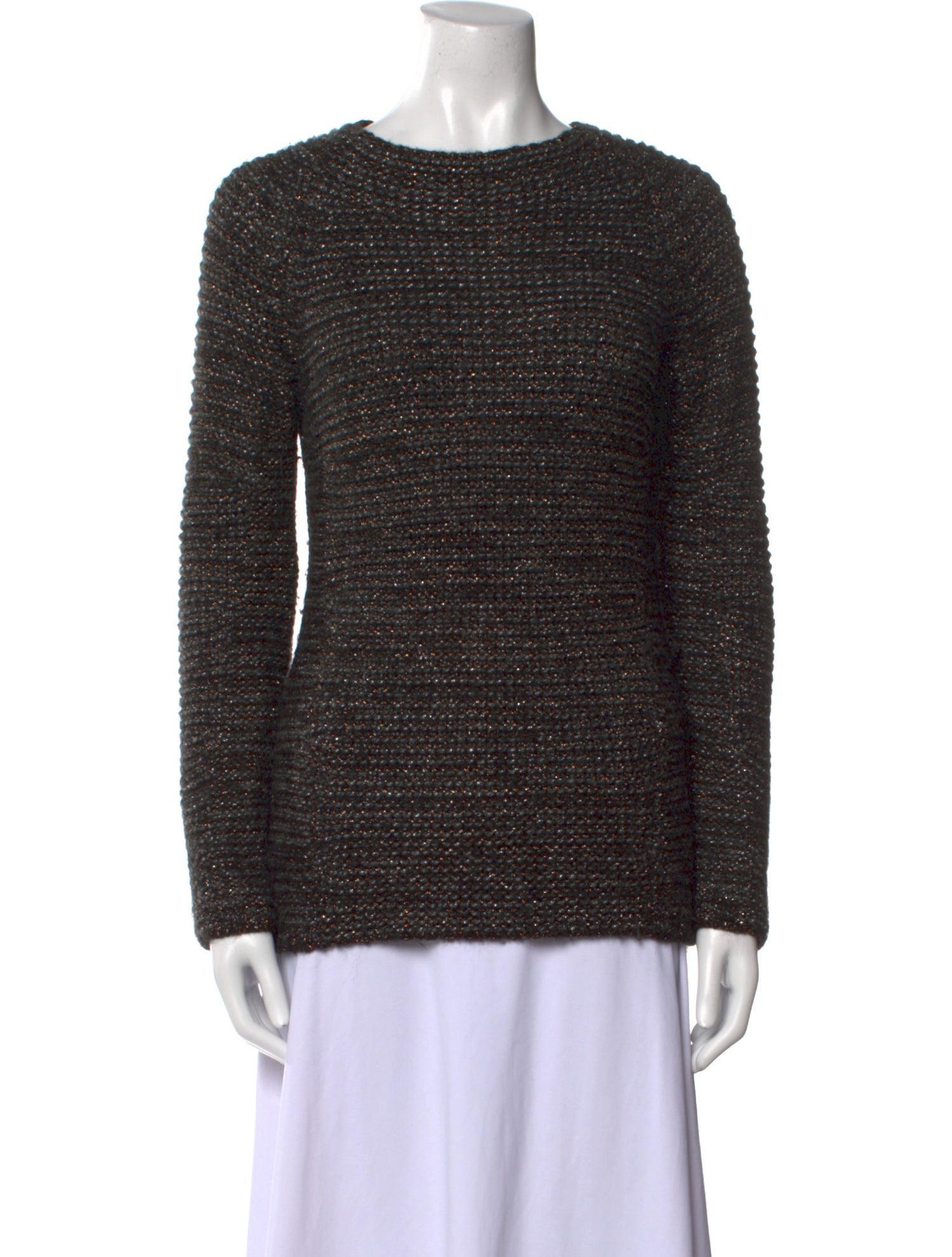 Maje Wool Crew Neck Sweater