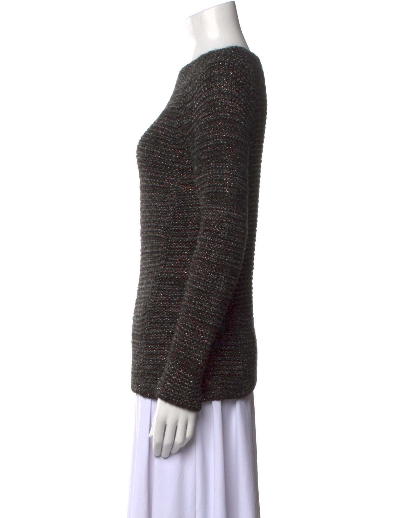Maje Wool Crew Neck Sweater
