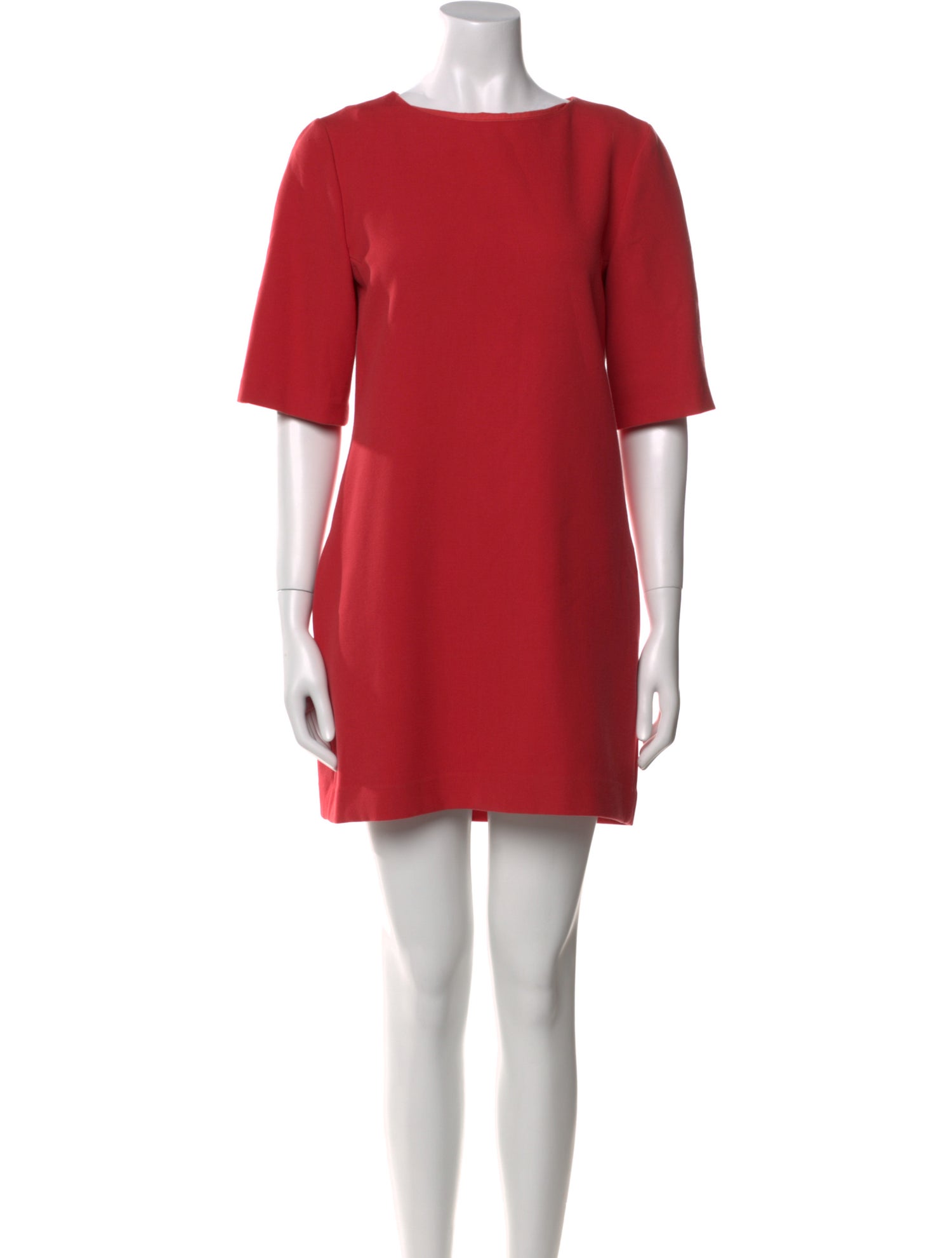 Maje Bateau Neckline Mini Dress