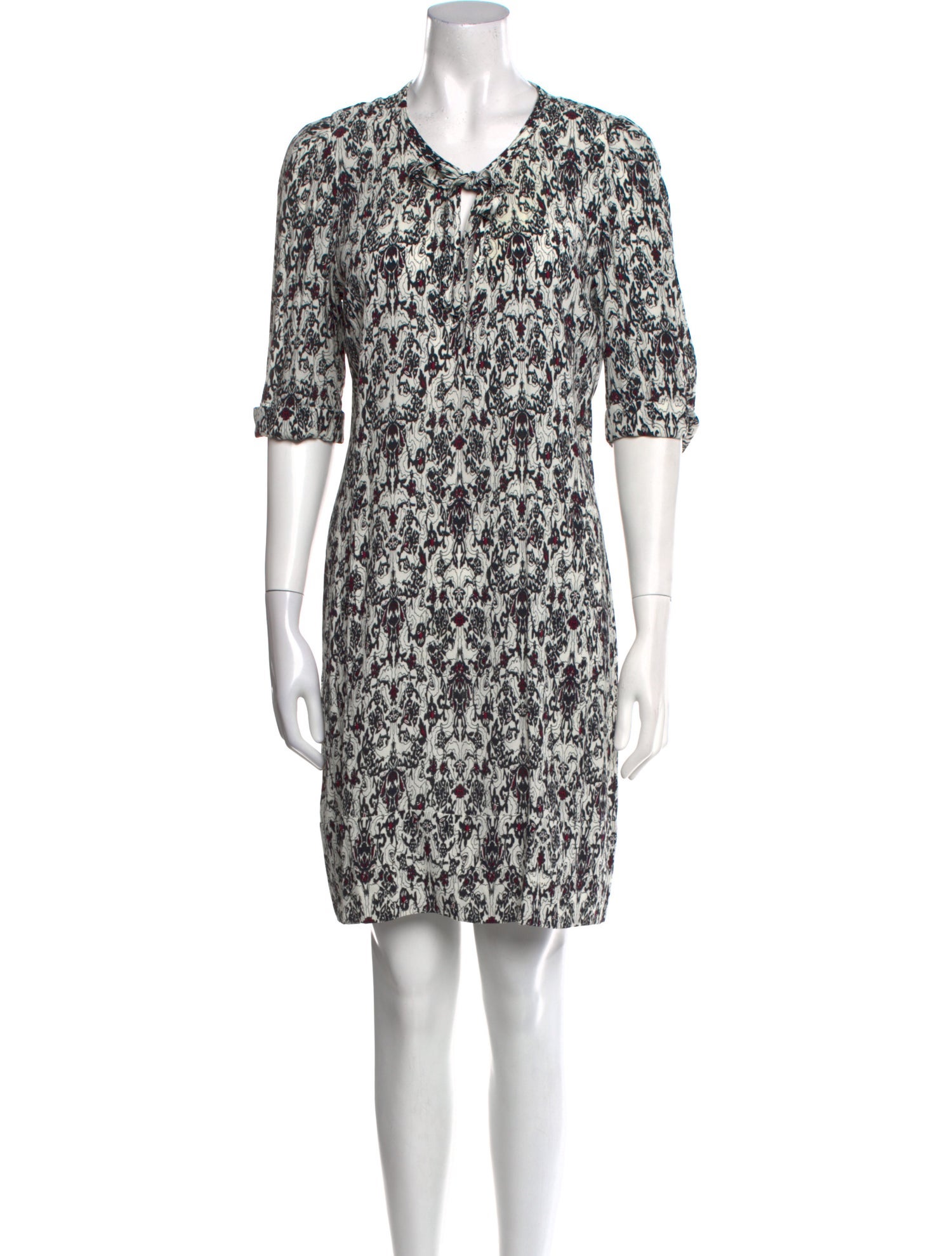 Maje Printed Mini Dress