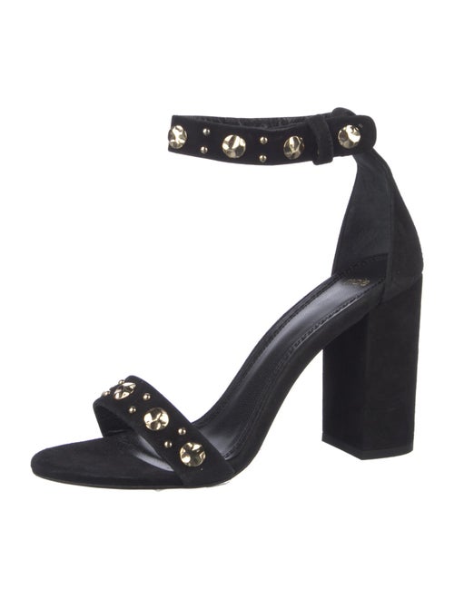 Maje Suede Studded Accents Sandals