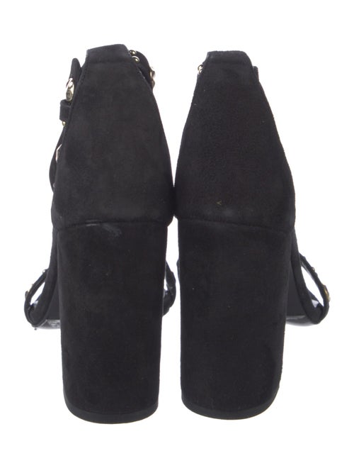 Maje Suede Studded Accents Sandals