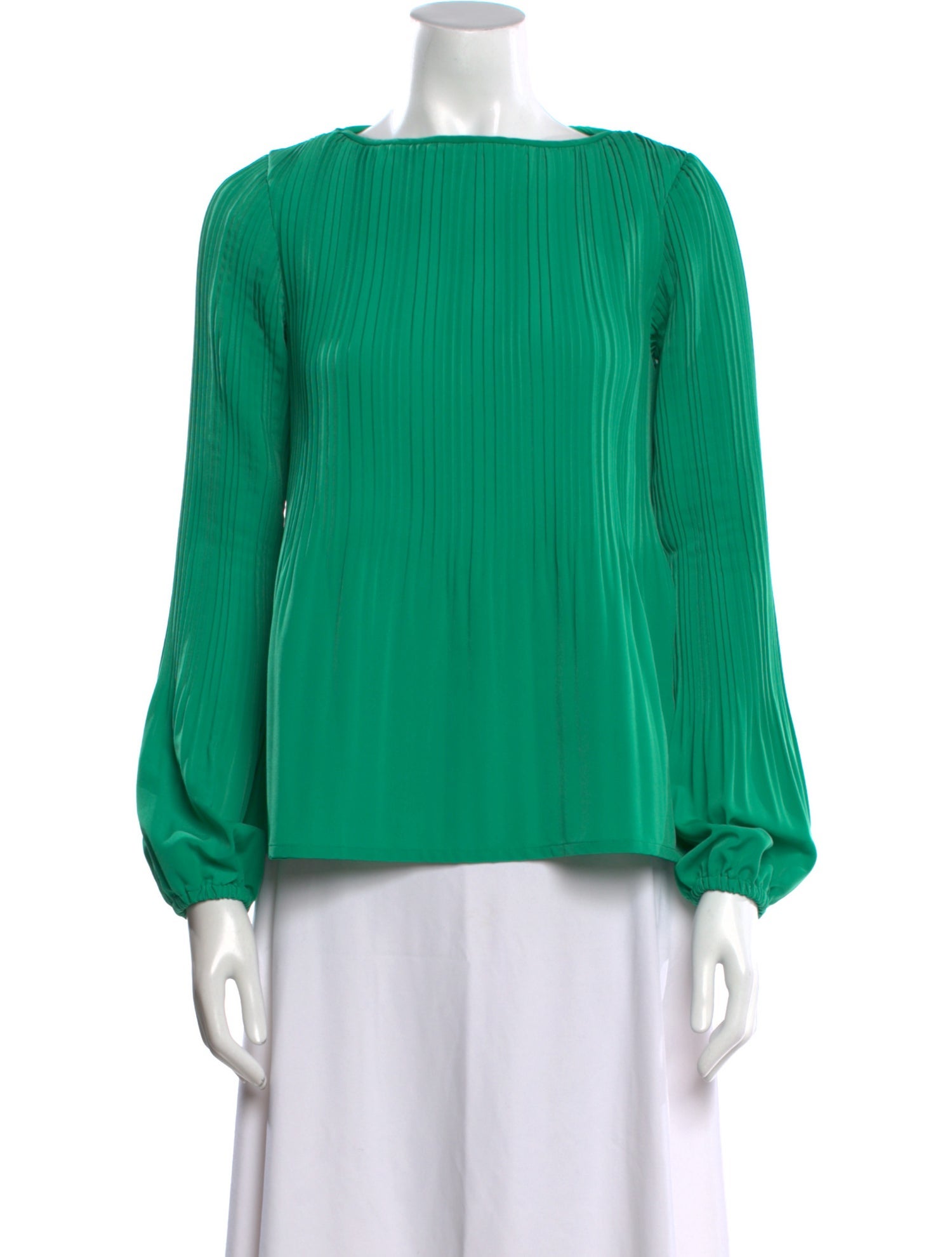 Maje Bateau Neckline Long Sleeve Blouse