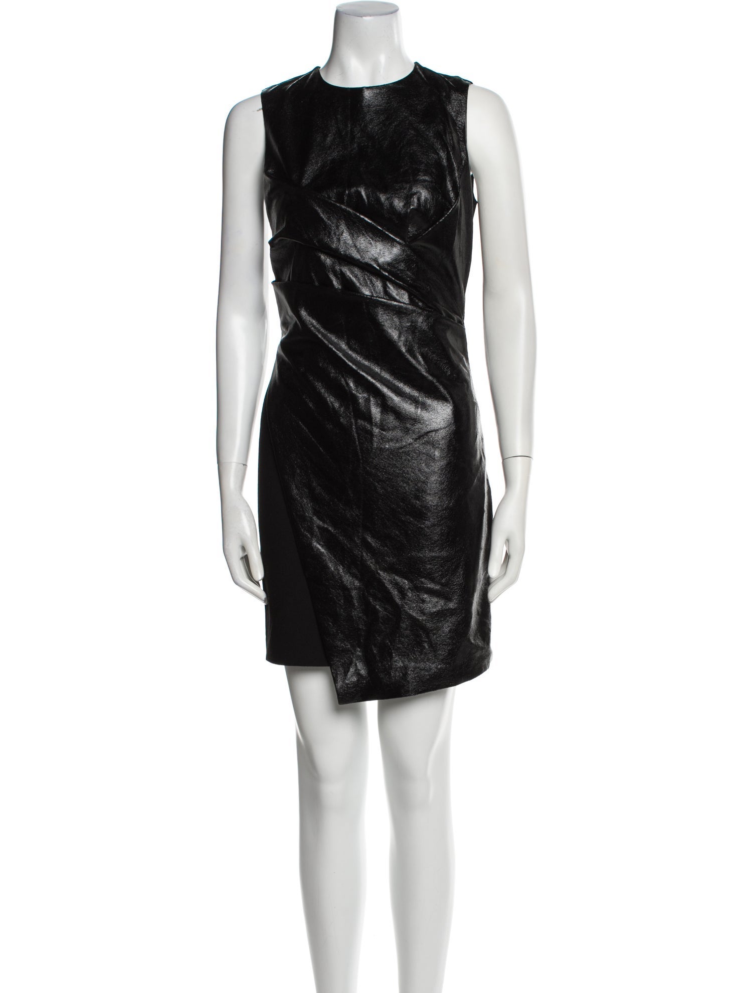 Maje Crew Neck Mini Dress