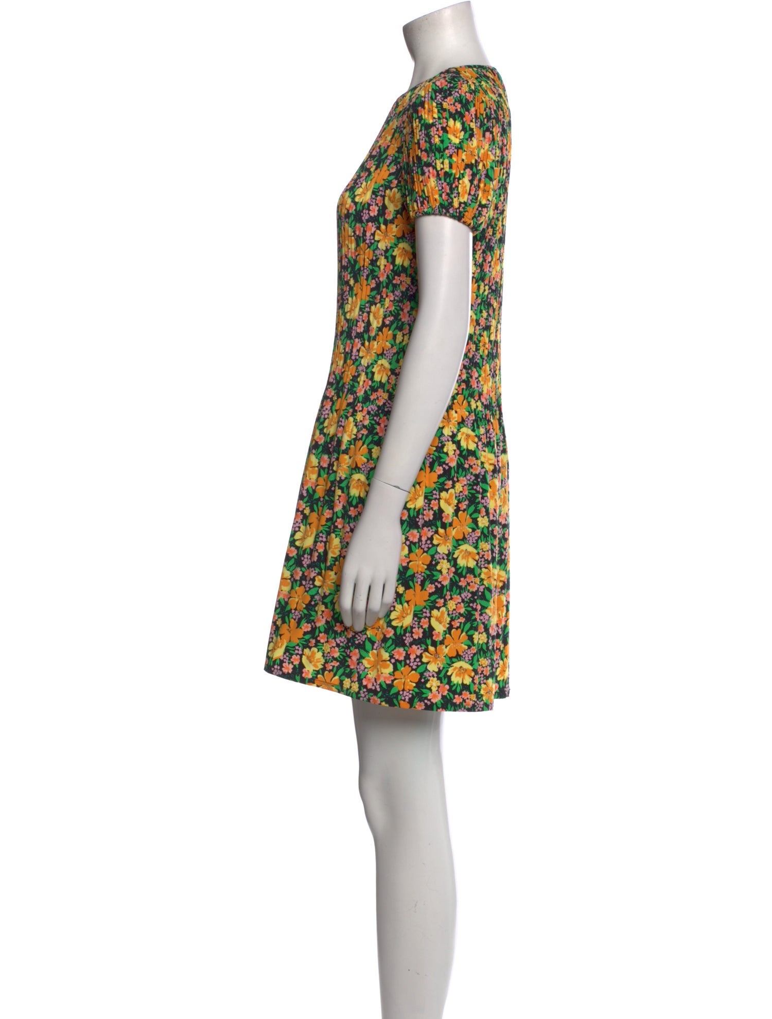 Maje Floral Print Mini Dress