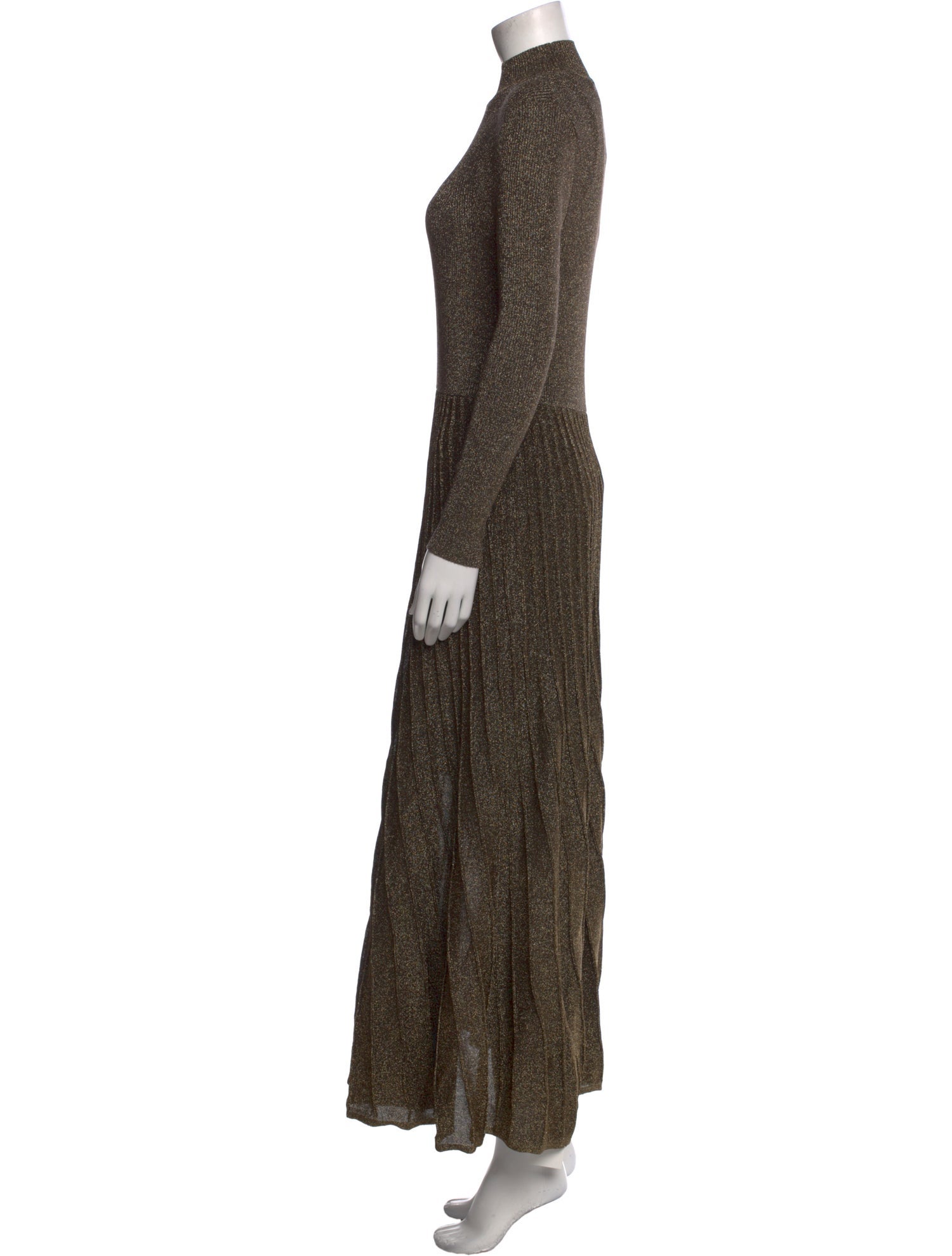 Maje Turtleneck Long Dress