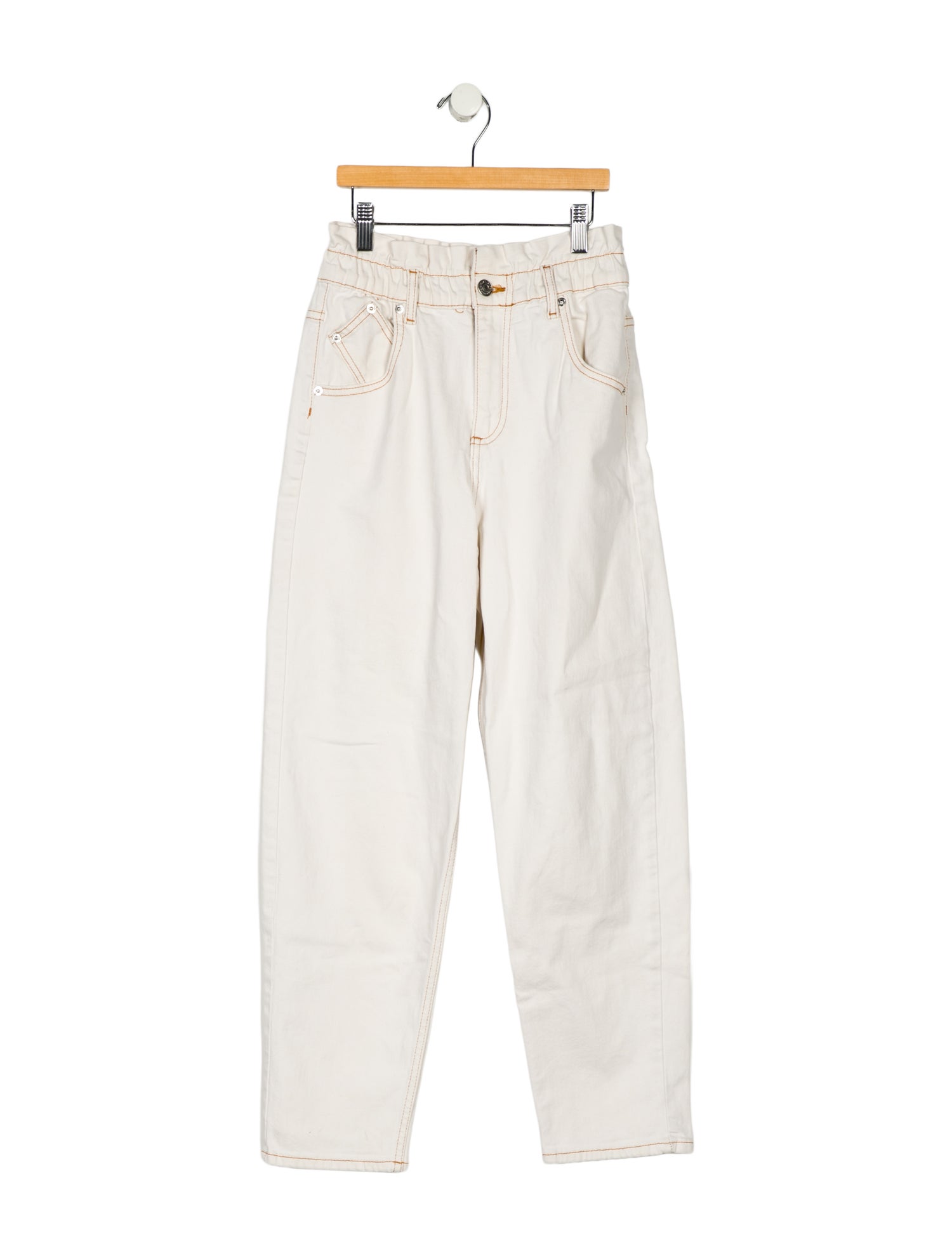 Maje High-Rise Straight Leg Jeans