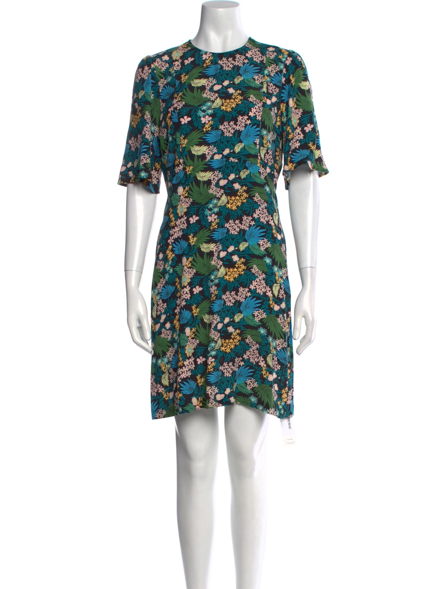 Maje Floral Print Mini Dress