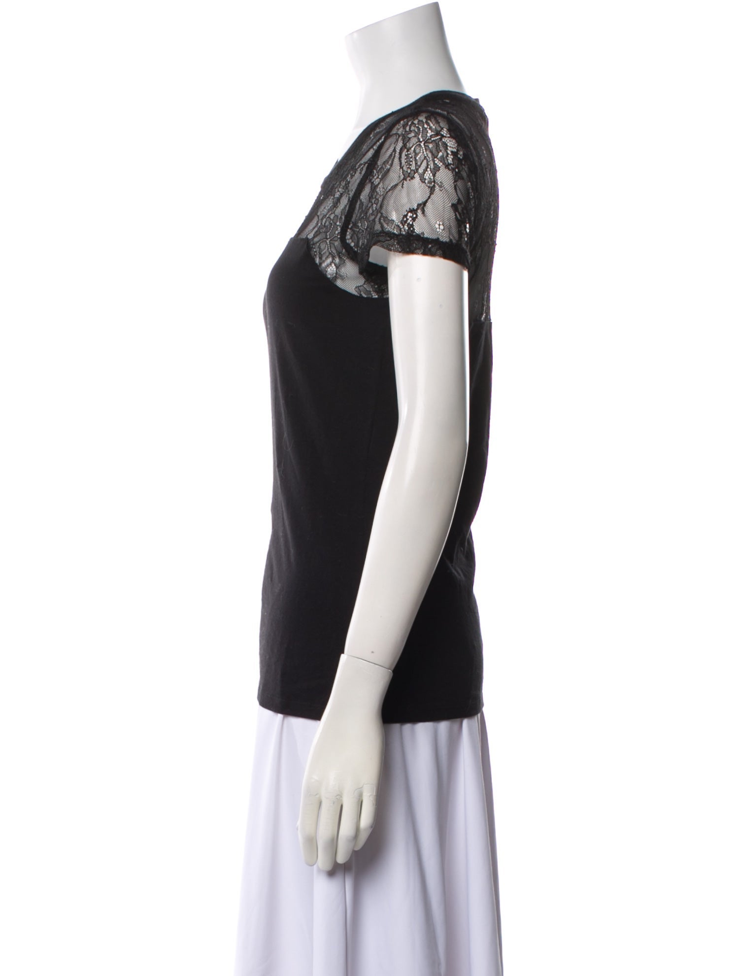 Maje Crew Neck Short Sleeve Top w/ Tags