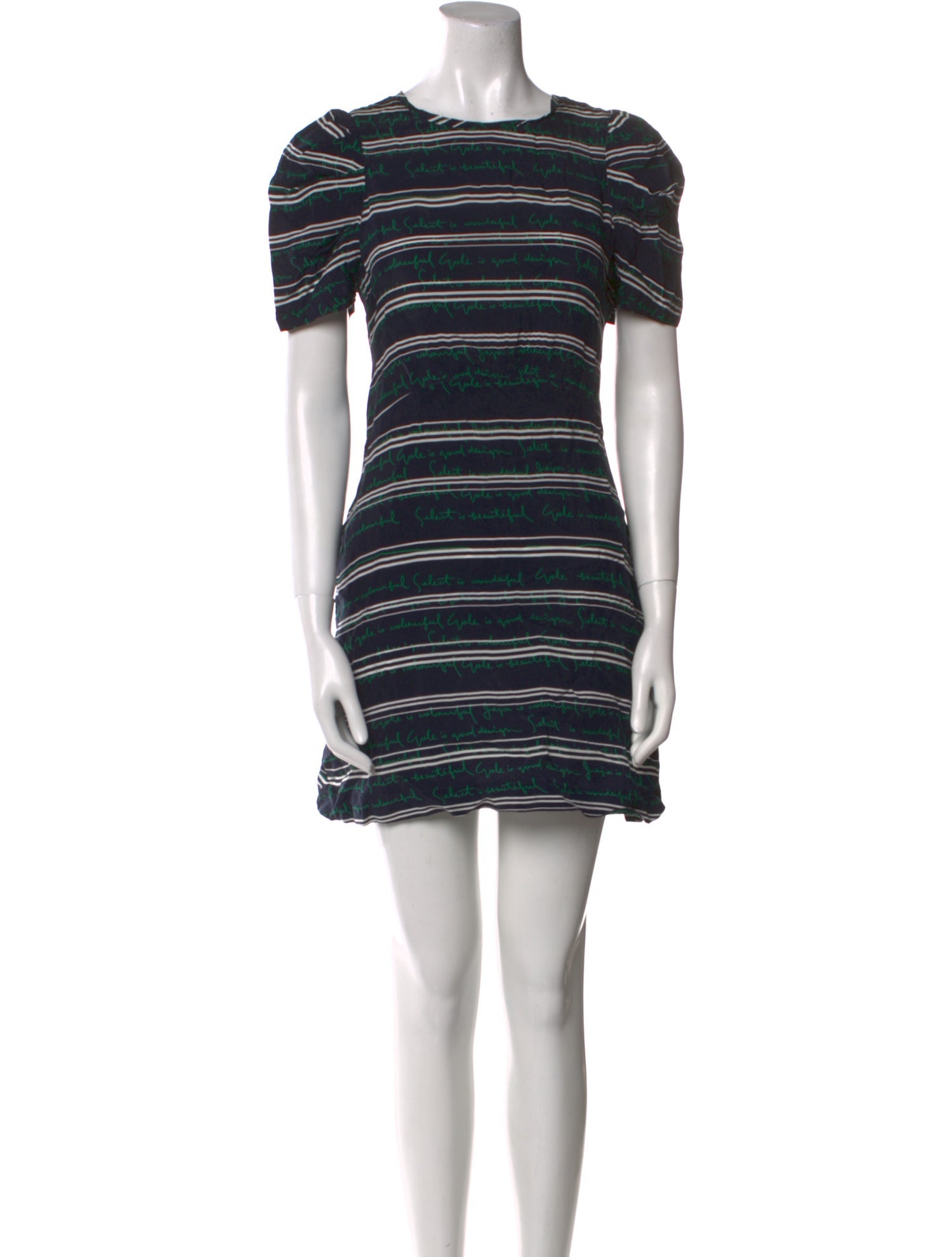 Maje Striped Mini Dress