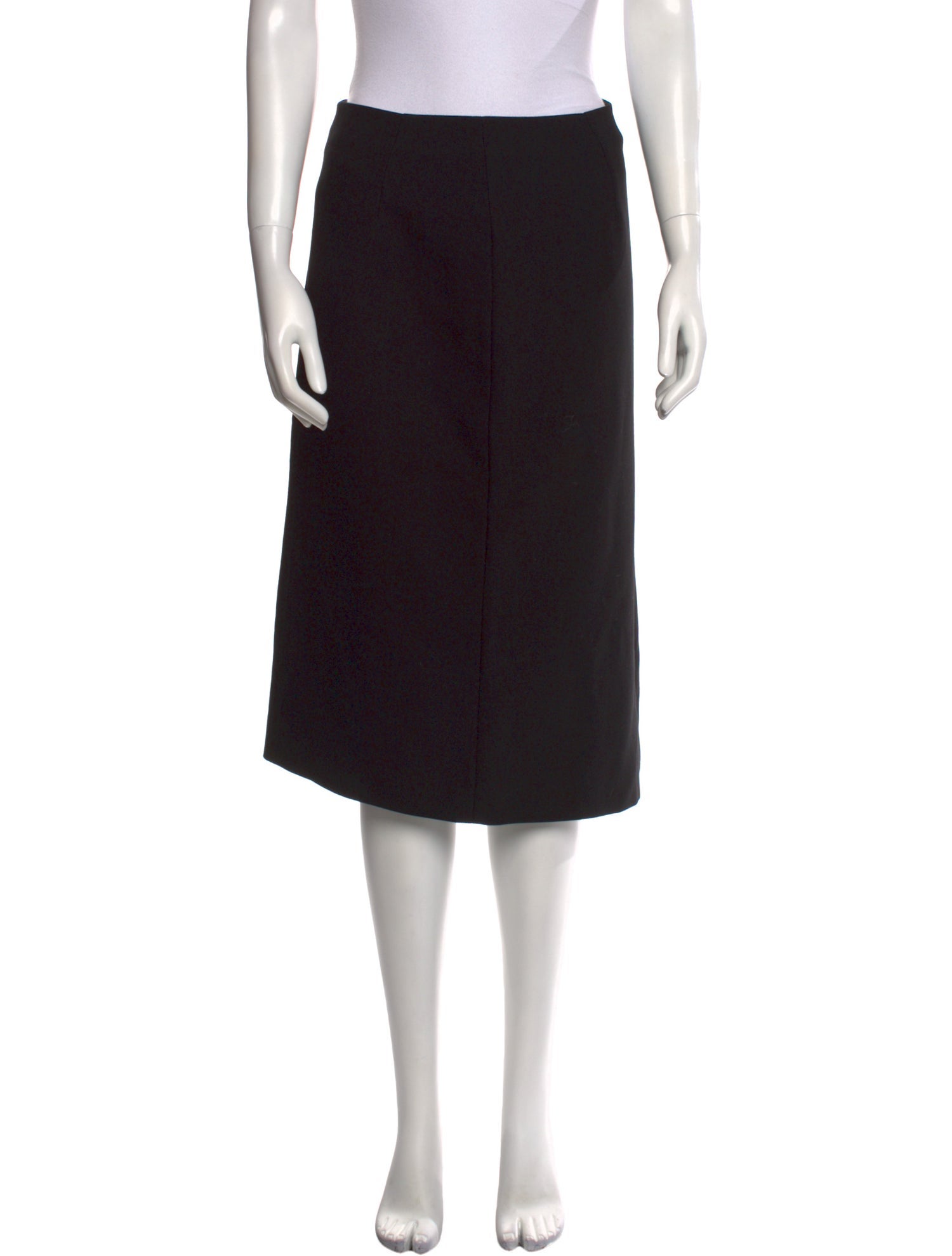 Maje Grosgrain Trim Knee-Length Skirt