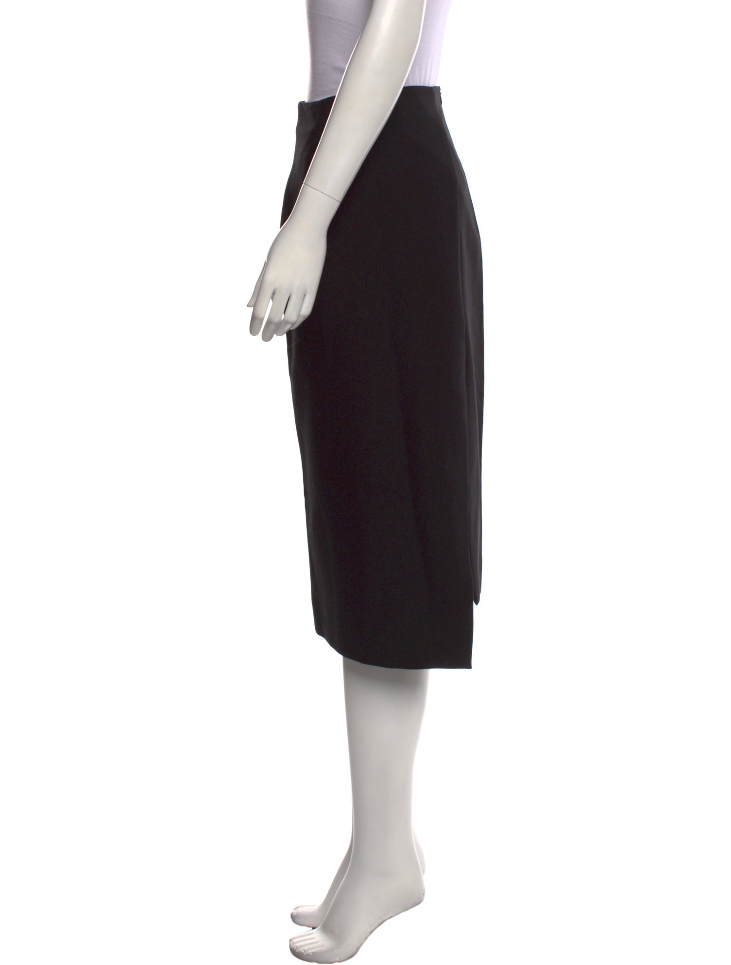 Maje Grosgrain Trim Knee-Length Skirt