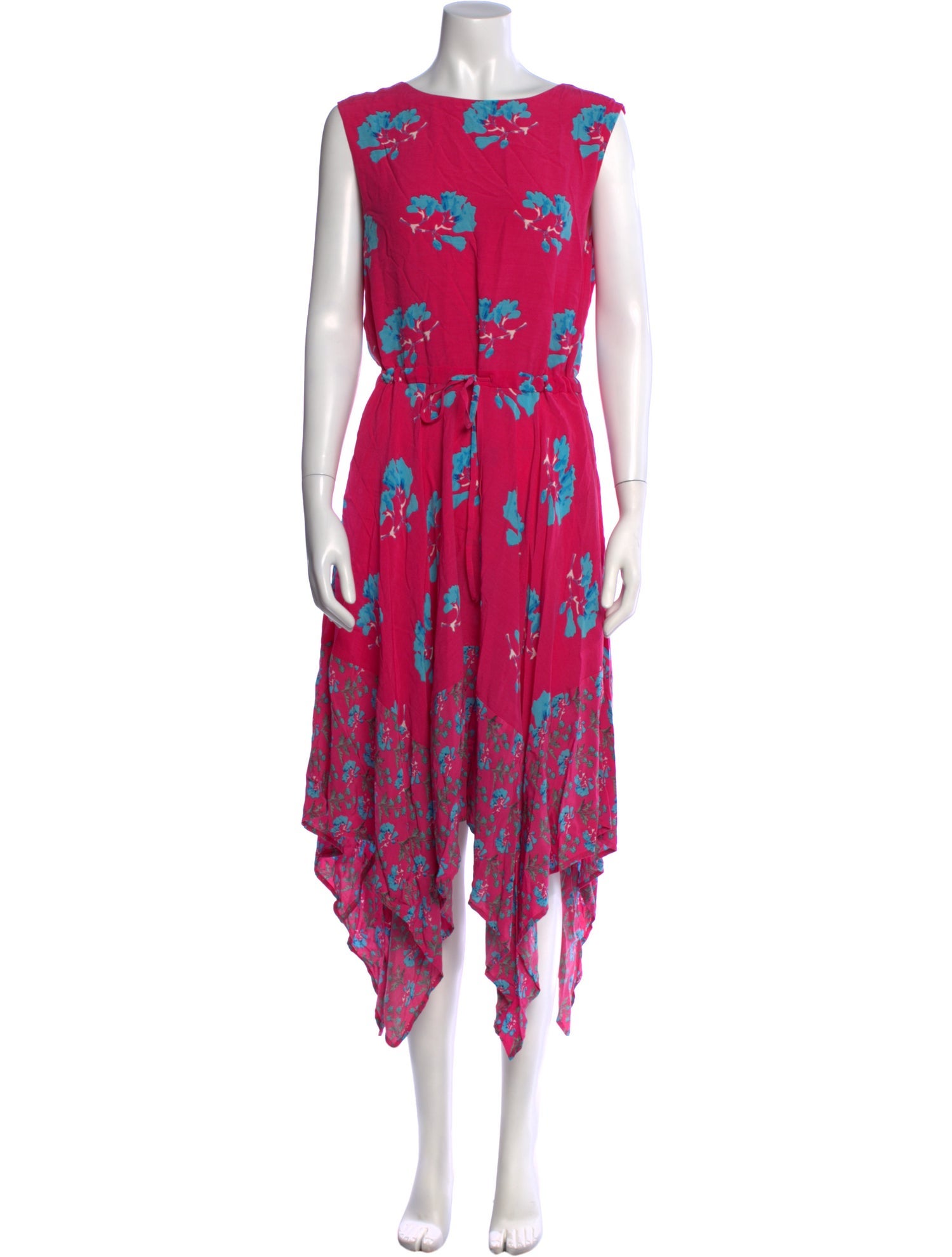 Maje Floral Print Long Dress