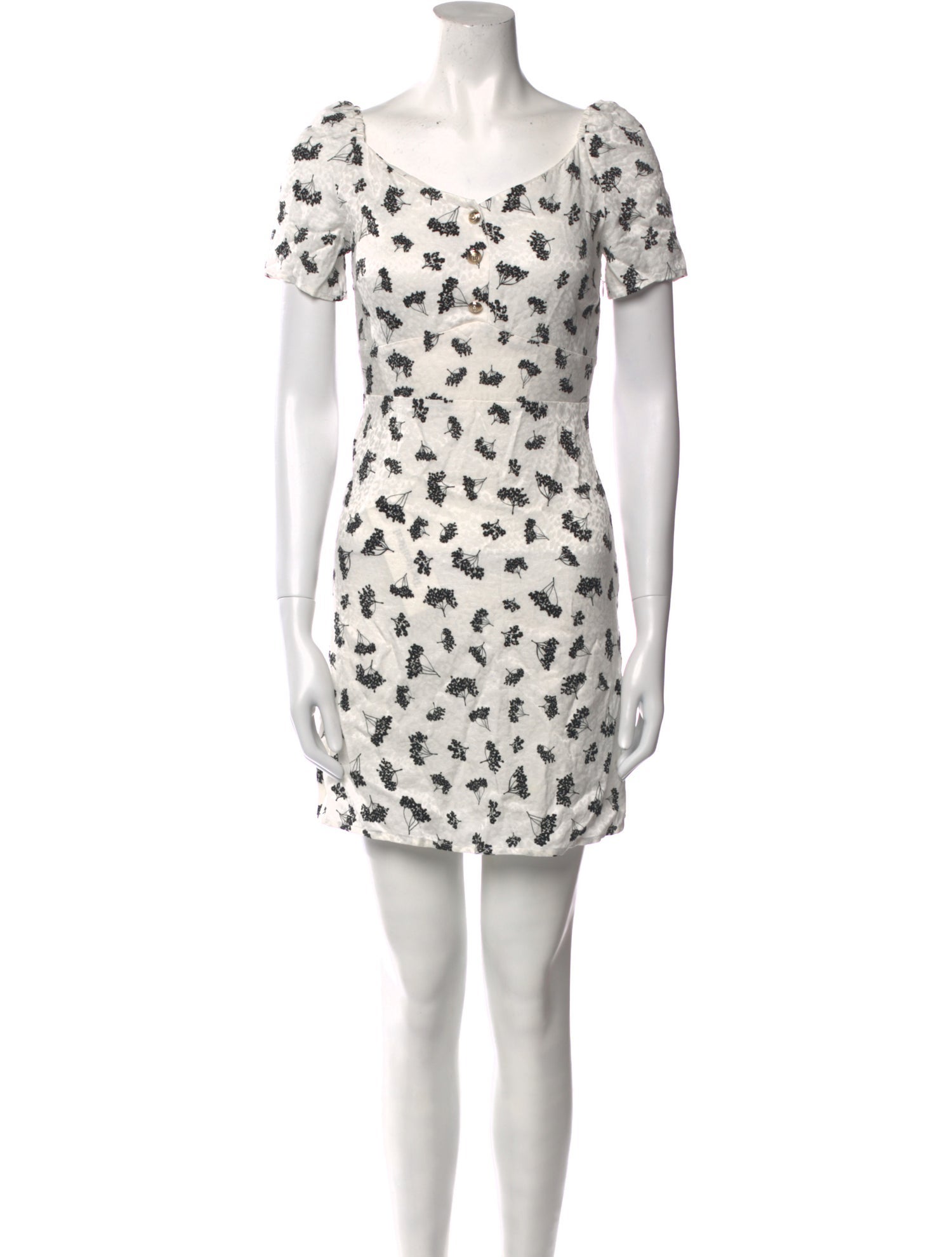 Maje Printed Mini Dress