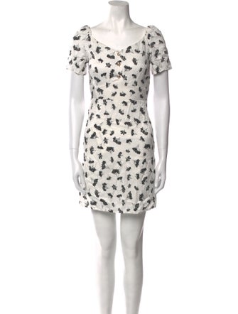 Maje Printed Mini Dress