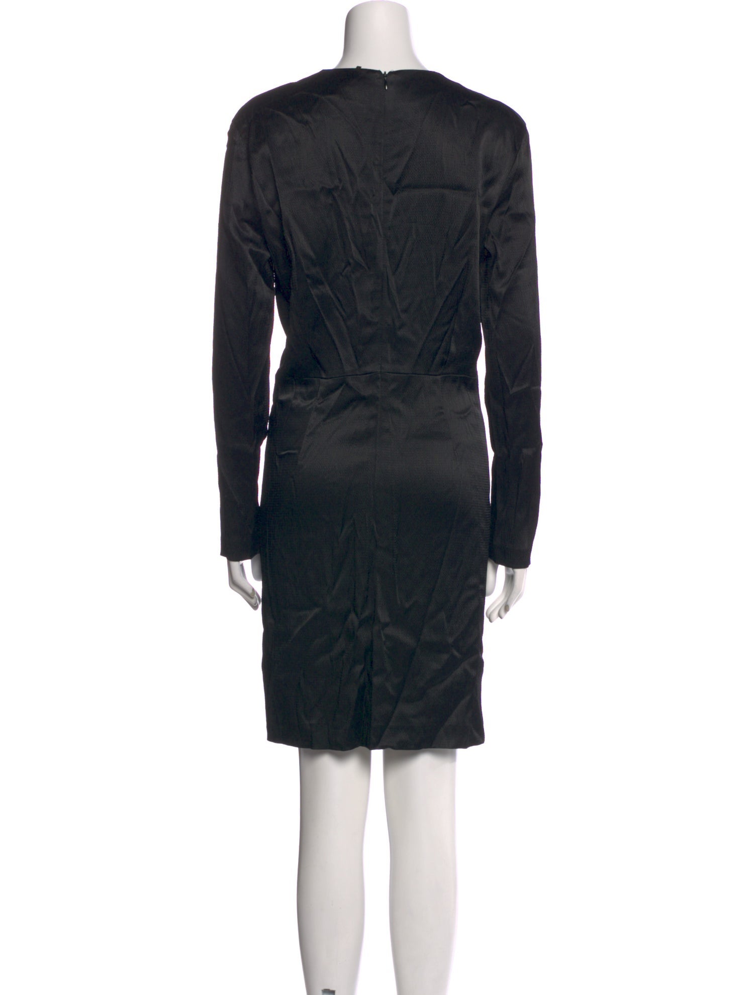 Maje V-Neck Knee-Length Dress