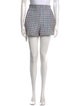 Maje Tweed Pattern Mini Shorts