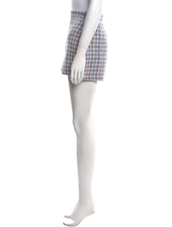 Maje Tweed Pattern Mini Shorts