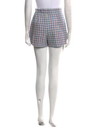 Maje Tweed Pattern Mini Shorts