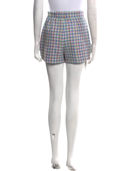 Maje Tweed Pattern Mini Shorts