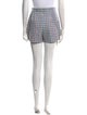 Maje Tweed Pattern Mini Shorts