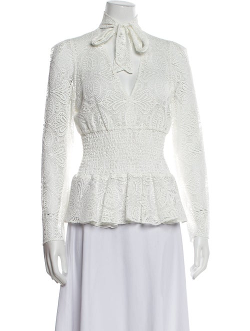 Maje Lace Lace Pattern Blouse