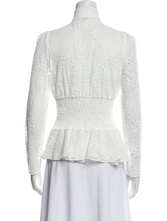 Maje Lace Lace Pattern Blouse