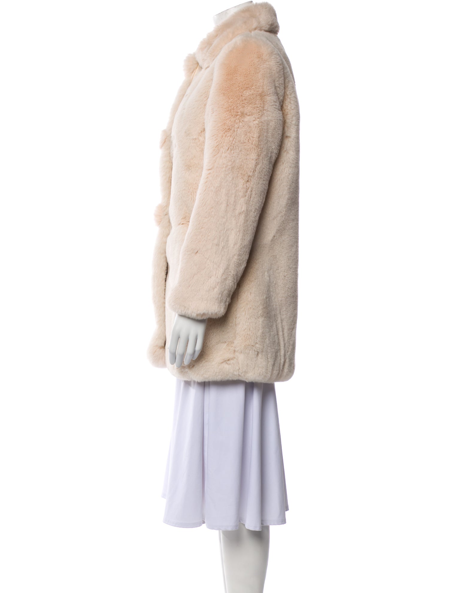 Maje Faux Fur Coat