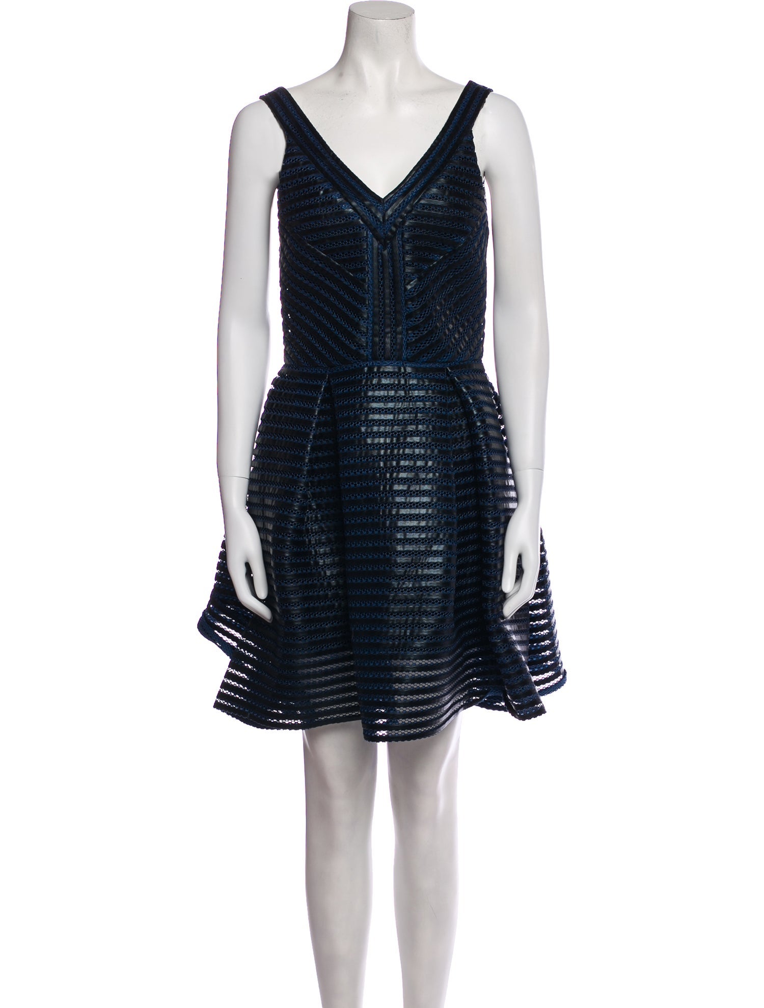 Maje Striped Mini Dress